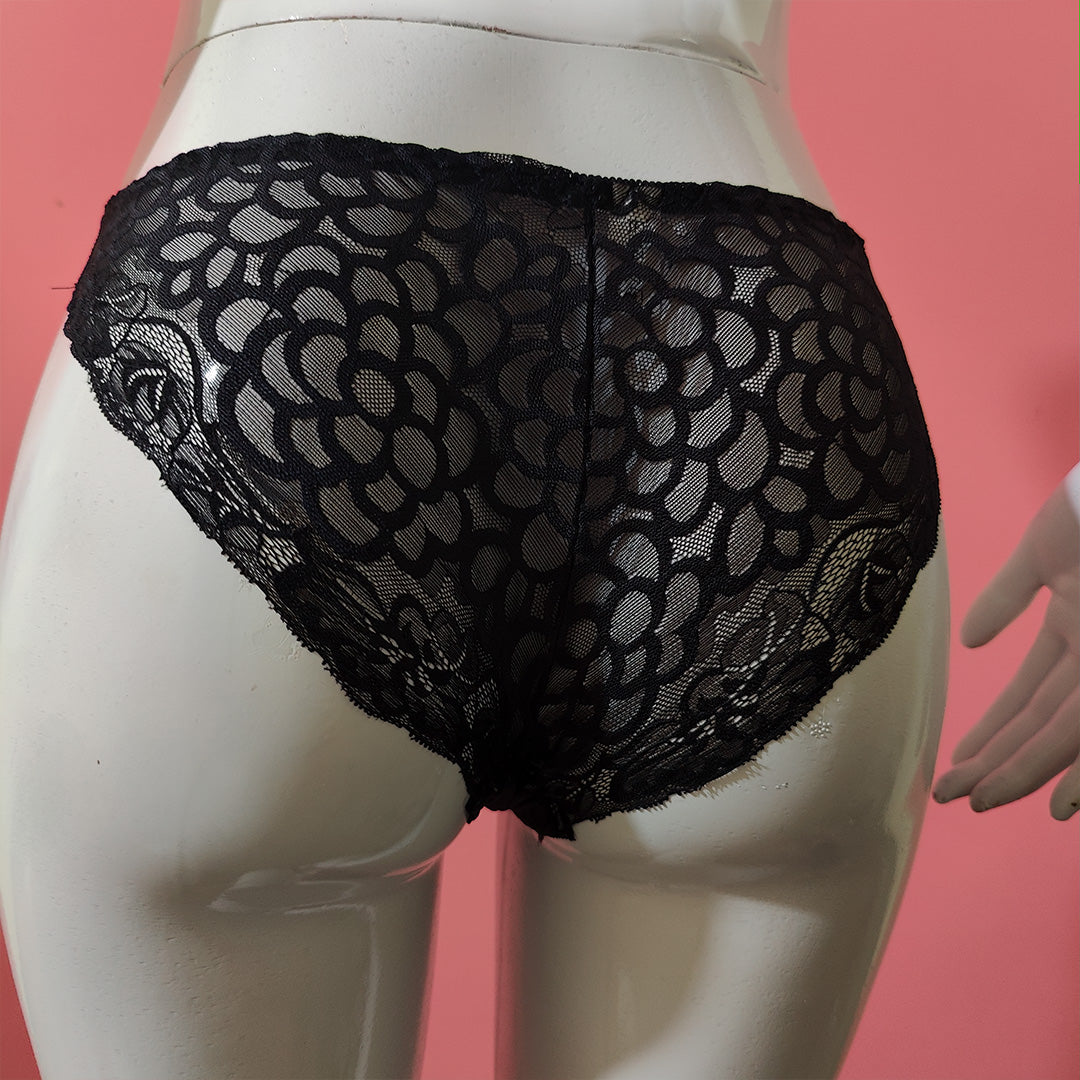Butterfly Lace Push-Up Bra & Panty Set