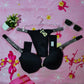Libaaya Luxe Crystal Strap Lingerie Set – 2-Piece (Bra & Thong)