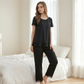 Midnight Muse™ 2-Piece Nightwear Set – Soft Fall, Elegant Lace Hem