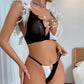 Angel Lace Fantasy Set – Black & White Edition