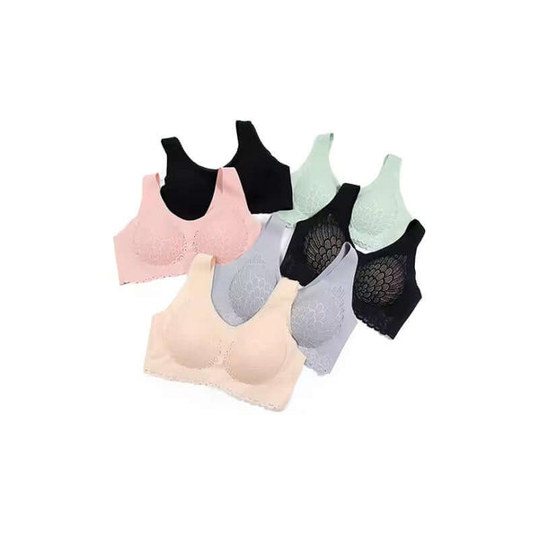 Libaaya's Soft Lace Bra – Wireless | Breathable | Stretchable