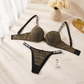 Luxury Sparkle Push-Up Bra & Thong Set