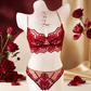 Libaaya Golden Dream Premium Net Bra & Panty Set