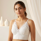 Premium Longline Lace Bralette –  Twist-Knot Back Design Free Size (32–38)