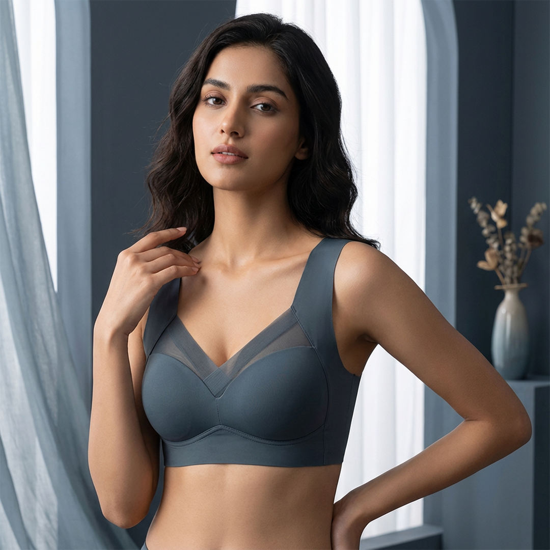 Seamless Comfort Lift Bra – Ultra Soft, Wireless & Breathable