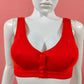 Wide Strap Front Open 3-Button Nursing Bra – Cotton Lycra | Libaaya.pk