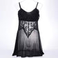 Sexy Mesh Perspective Nightgown – Lingerie Sleepwear Suit