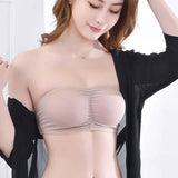 3-Strap Supportive Strapless Bandeau Bra – Free Size | Removable Pads