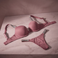 Victoria Secret Style Crystal Strap Bra & Thong Set