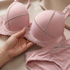 Premium Bra Set – Luxury Comfort with Elegant Sparkle