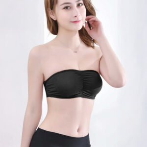 3-Strap Supportive Strapless Bandeau Bra – Free Size | Removable Pads